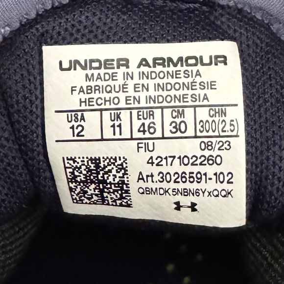 Size 12 - Mens Under Armour Harper 8 Elite TPU Baseball Cleats - 3026591-102 - Picture 7 of 7